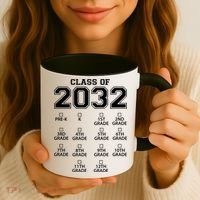 Class Of 2032 Grades Checklist Funny Coffee Mug thumb 3