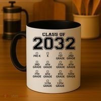 Class Of 2032 Grades Checklist Funny Coffee Mug thumb 4