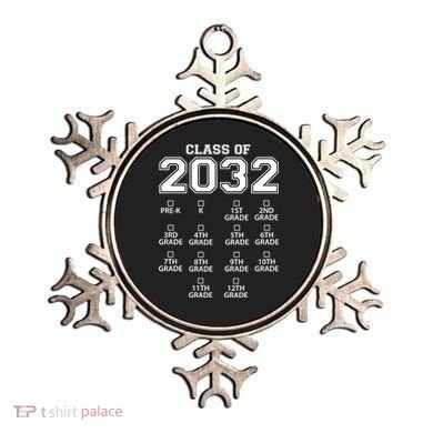Class Of 2032 Grades Checklist Funny Ornament