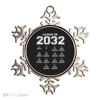 Class Of 2032 Grades Checklist Funny Ornament thumb 0