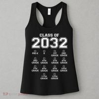 Class Of 2032 Grades Checklist Funny Women's Tank Top thumb 3