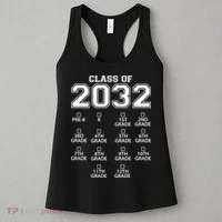 Class Of 2032 Grades Checklist Funny Women's Tank Top thumb 3