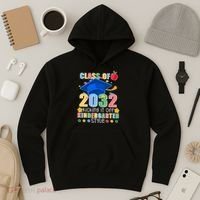 Class of 2032 Kicking off Kindergarten Hoodie thumb 3