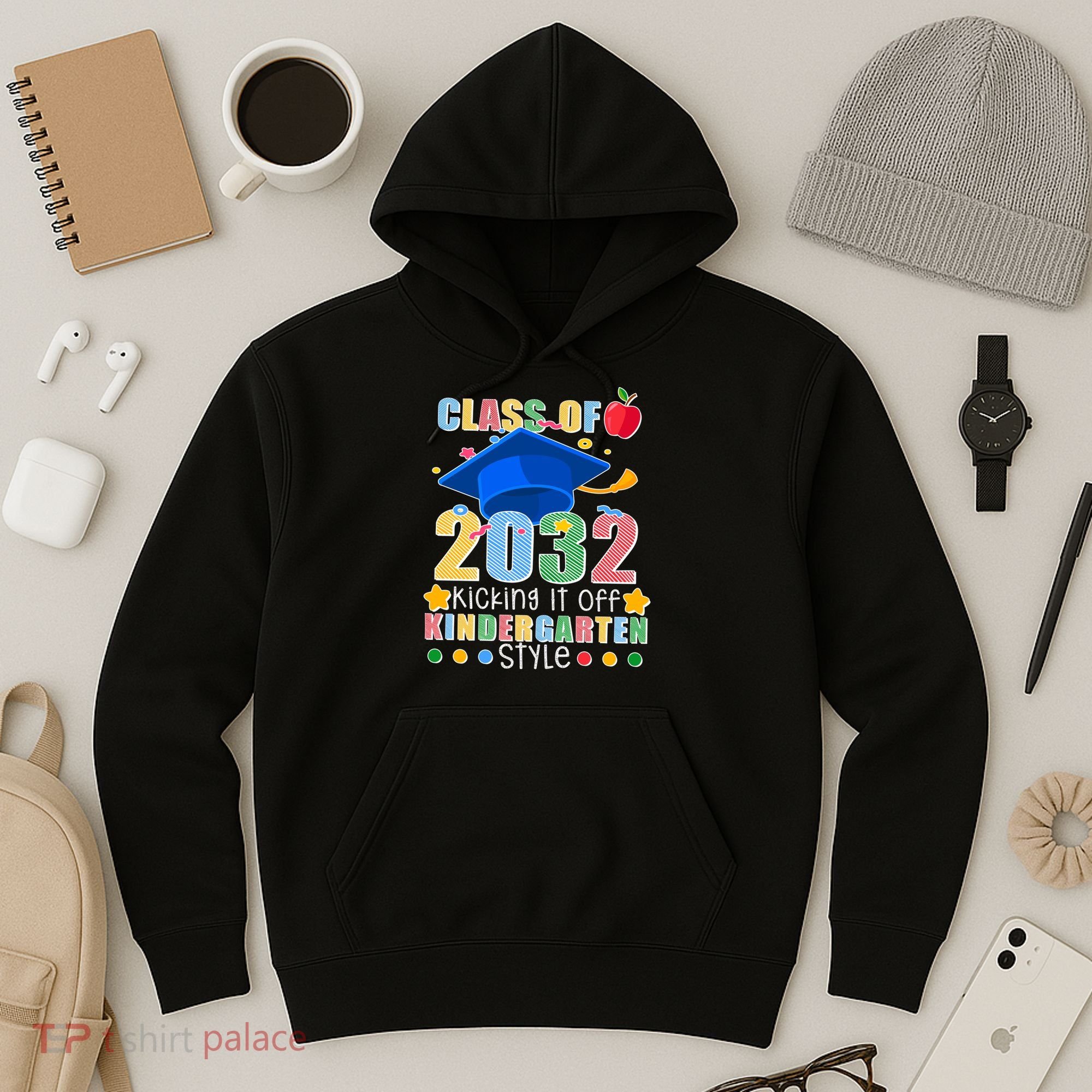 Class of 2032 Kicking off Kindergarten Hoodie