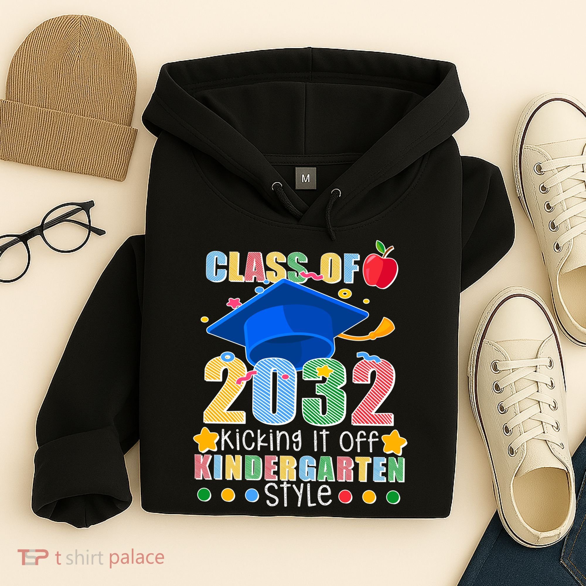 Class of 2032 Kicking off Kindergarten Hoodie