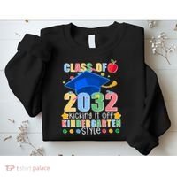 Class of 2032 Kicking off Kindergarten Sweatshirt thumb 2