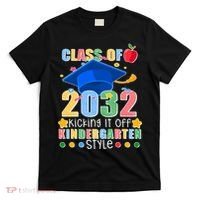 Class of 2032 Kicking off Kindergarten T-Shirt thumb 0