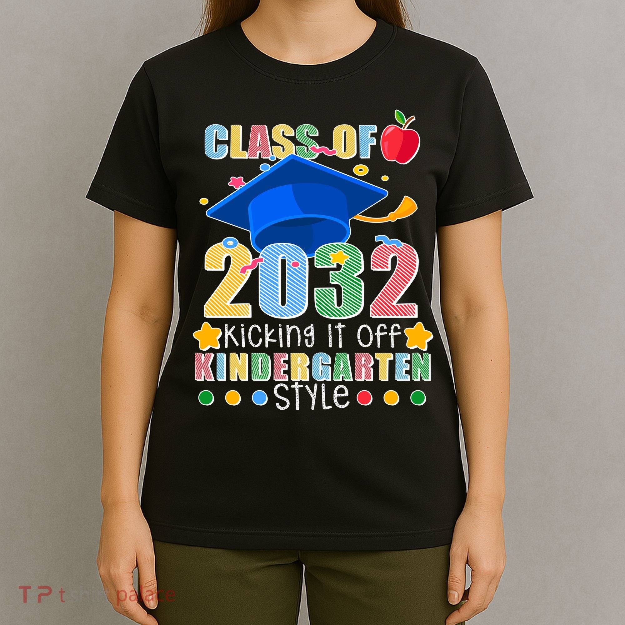 Class of 2032 Kicking off Kindergarten T-Shirt