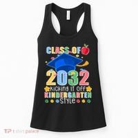 Class of 2032 Kicking off Kindergarten Women's Tank Top thumb 0