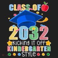 Class of 2032 Kicking off Kindergarten Hat thumb 2