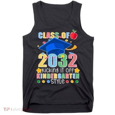 Class of 2032 Kicking off Kindergarten Tank Top
