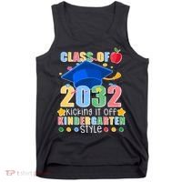 Class of 2032 Kicking off Kindergarten Tank Top thumb 0