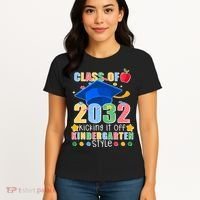 Class of 2032 Kicking off Kindergarten Women's T-Shirt thumb 4