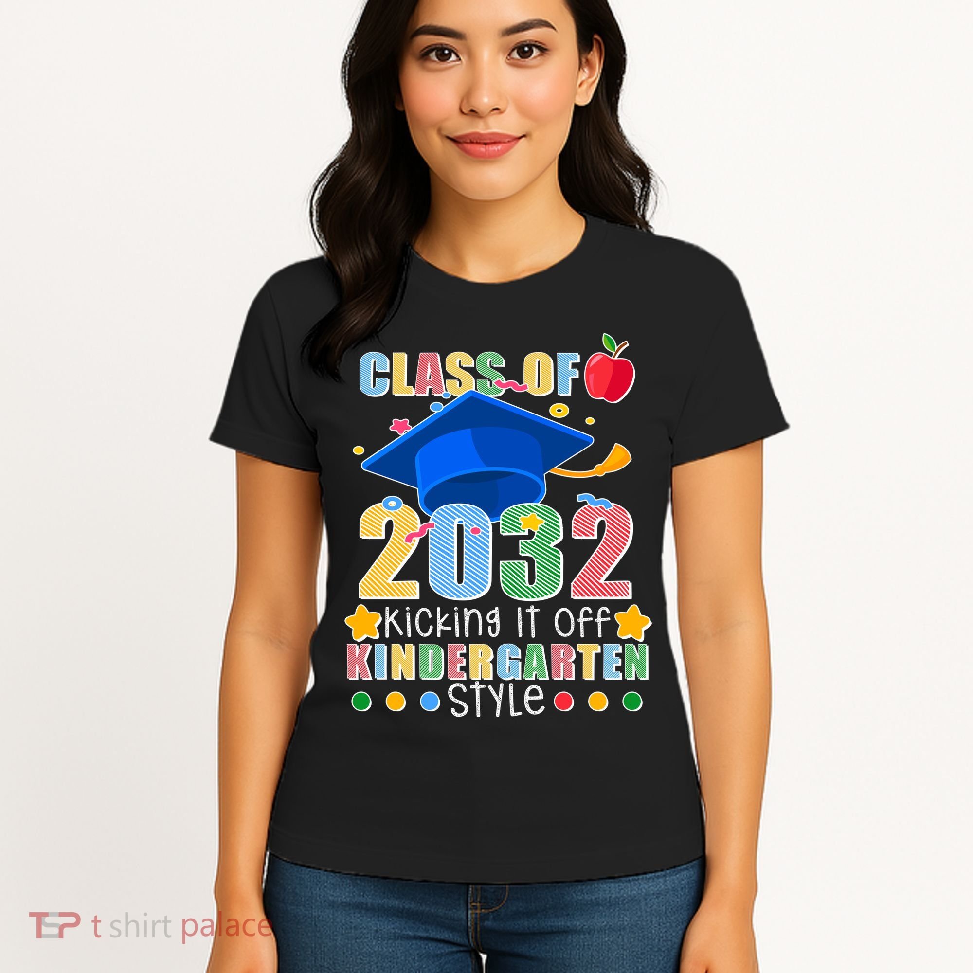 Class of 2032 Kicking off Kindergarten Women's T-Shirt