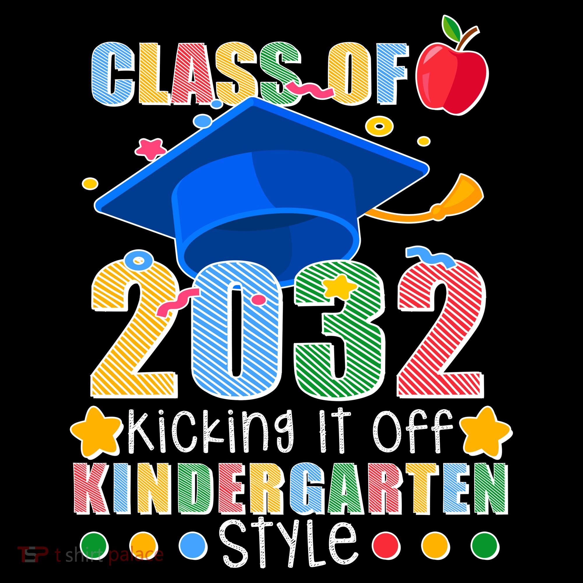 Class of 2032 Kicking off Kindergarten Women's T-Shirt