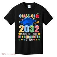 Class of 2032 Kicking off Kindergarten Kids T-Shirt thumb 0