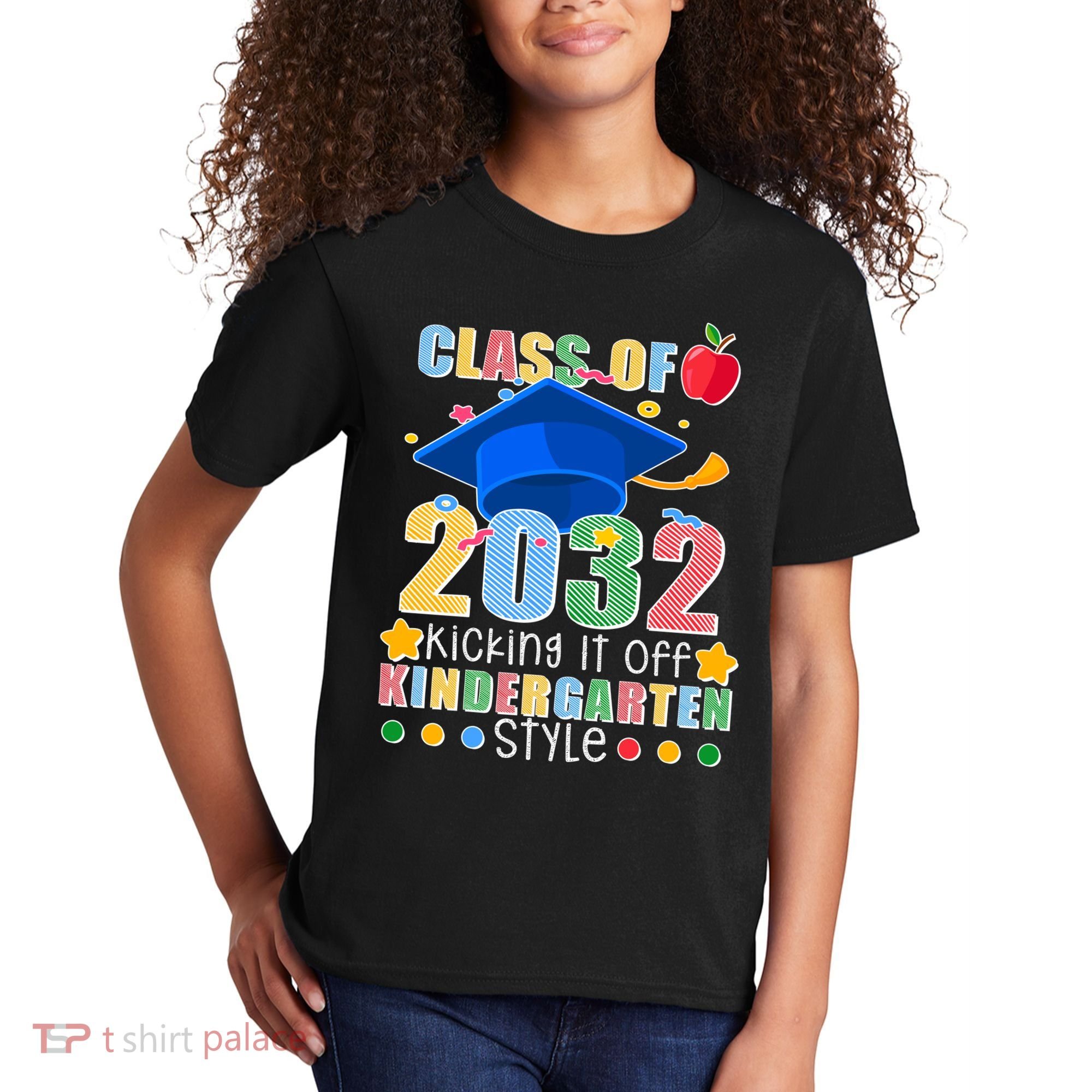 Class of 2032 Kicking off Kindergarten Kids T-Shirt