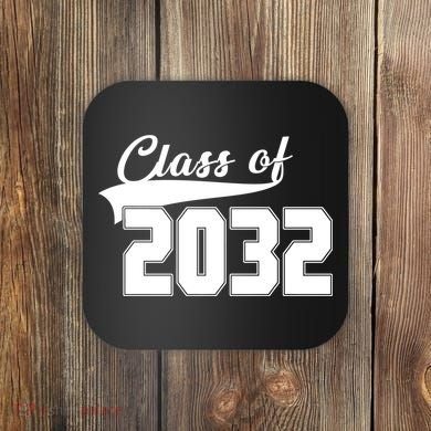 Class Of 2032 Kindergarten Future Graduate Coaster