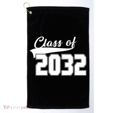 Class Of 2032 Kindergarten Future Graduate Golf Towel