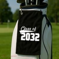Class Of 2032 Kindergarten Future Graduate Golf Towel thumb 2