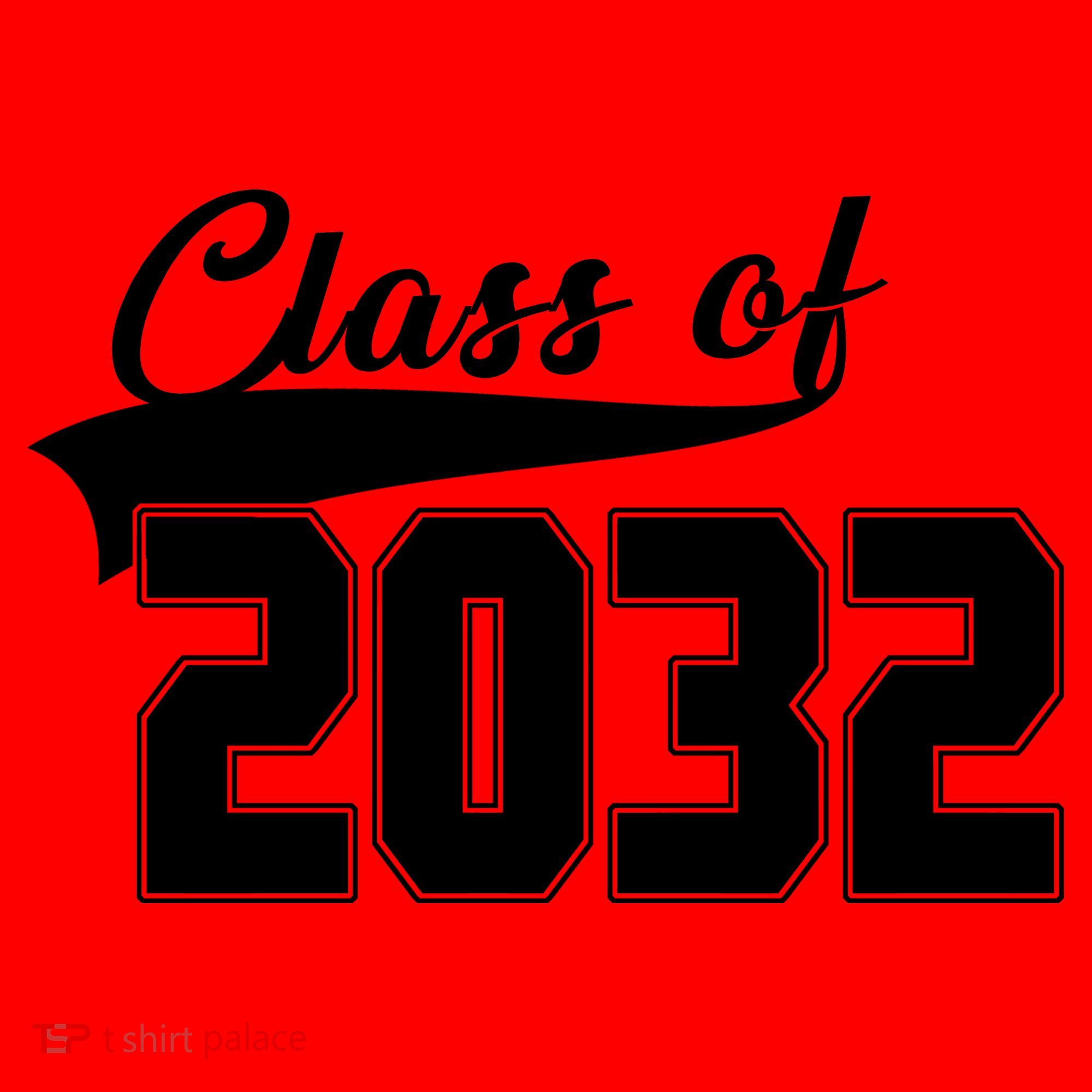 Class Of 2032 Kindergarten Future Graduate Santa Hat