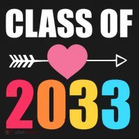 Class of 2033 School Kindergarten Colorful T-Shirt thumb 7