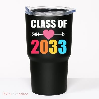 Class of 2033 School Kindergarten Colorful Tumbler