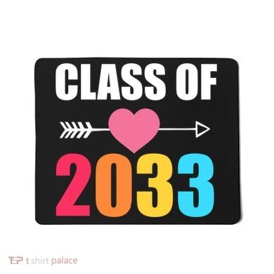Class of 2033 School Kindergarten Colorful Mousepad
