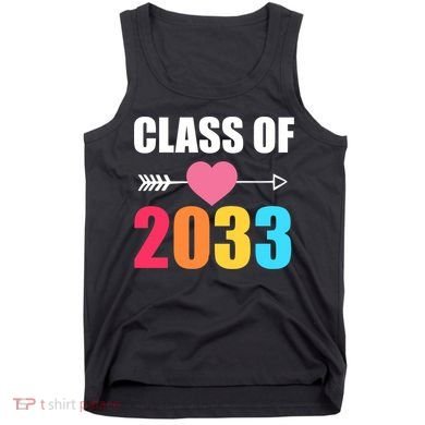 Class of 2033 School Kindergarten Colorful Tank Top