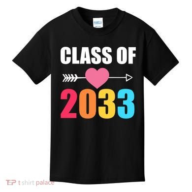 Class of 2033 School Kindergarten Colorful Kids T-Shirt