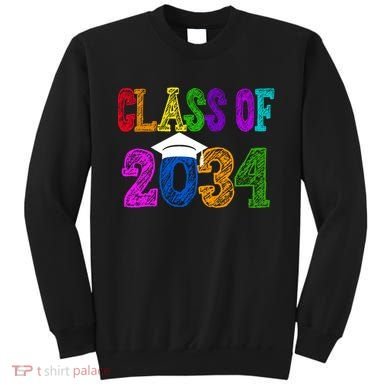 Class Of 2034 Graduation First Day Of School Sweatshirt