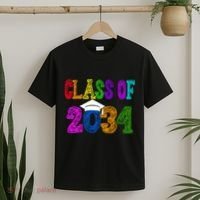 Class Of 2034 Graduation First Day Of School T-Shirt thumb 2