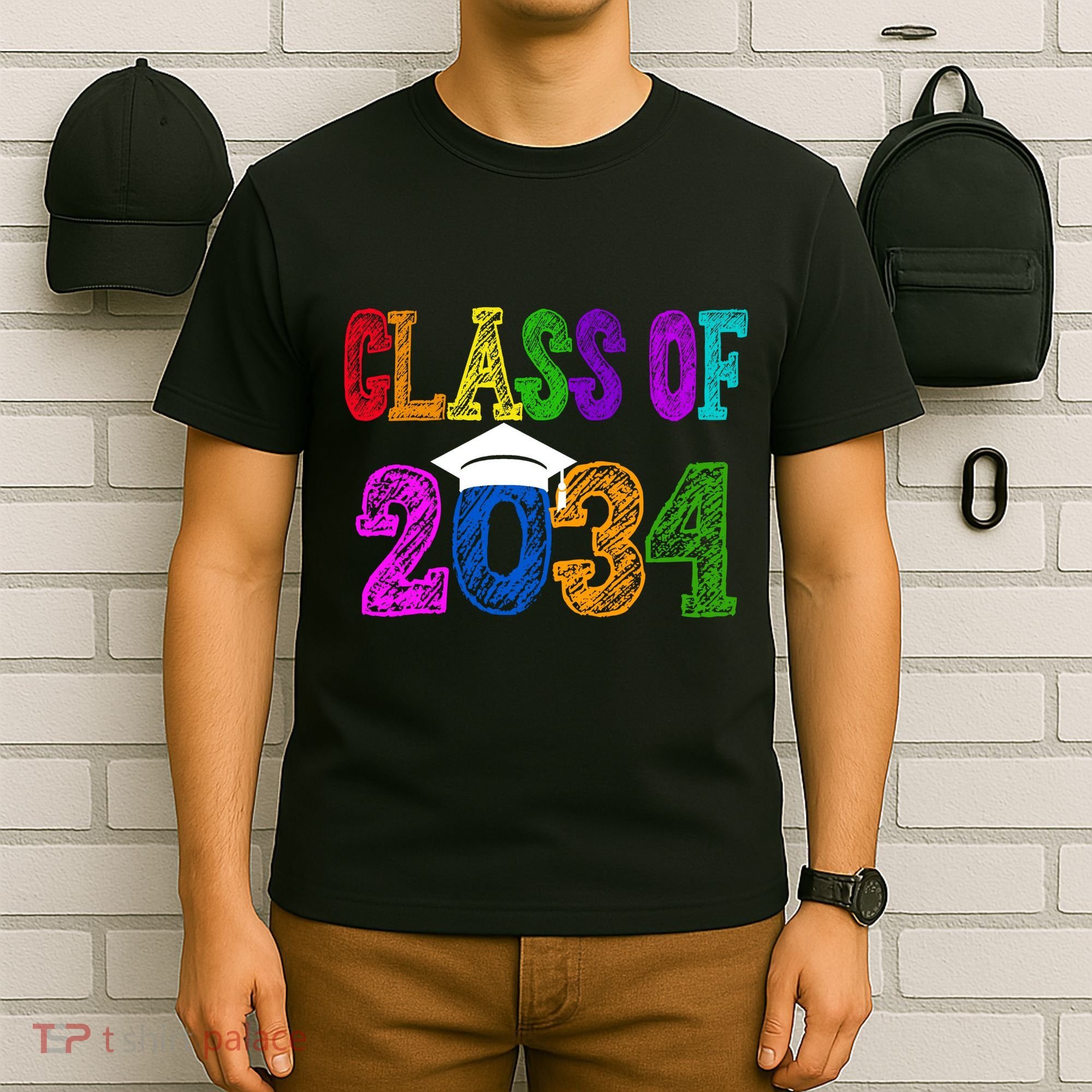 Class Of 2034 Graduation First Day Of School T-Shirt