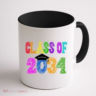 Class Of 2034 Graduation First Day Of School Coffee Mug back
