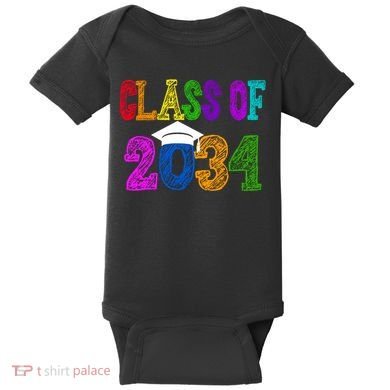 Class Of 2034 Graduation First Day Of School Baby Bodysuit