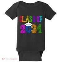 Class Of 2034 Graduation First Day Of School Baby Bodysuit thumb 0