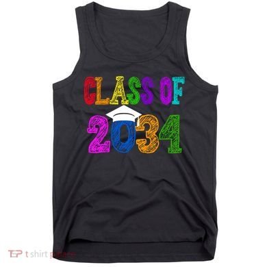 Class Of 2034 Graduation First Day Of School Tank Top