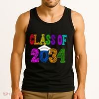 Class Of 2034 Graduation First Day Of School Tank Top thumb 3