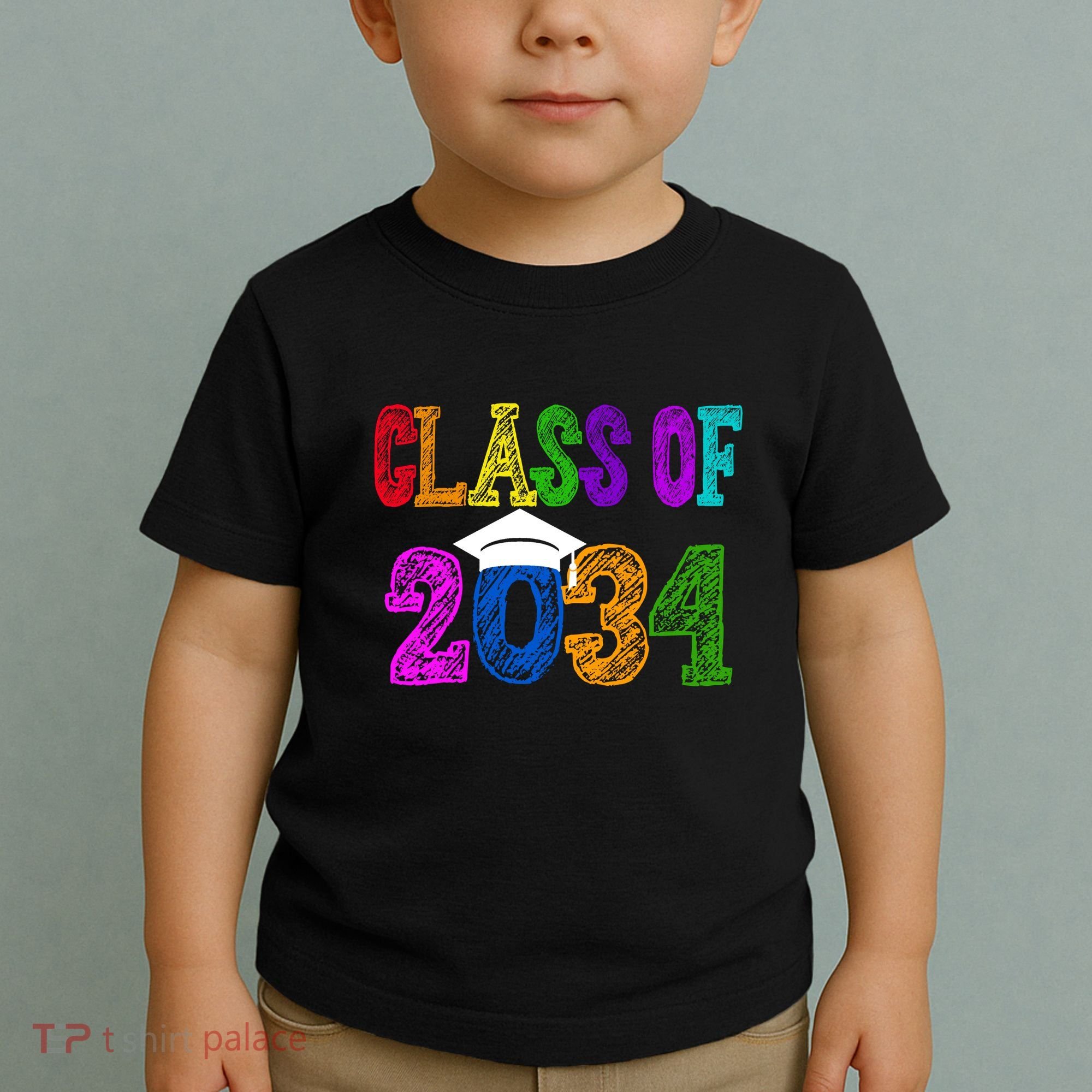 Class Of 2034 Graduation First Day Of School Toddler T-Shirt