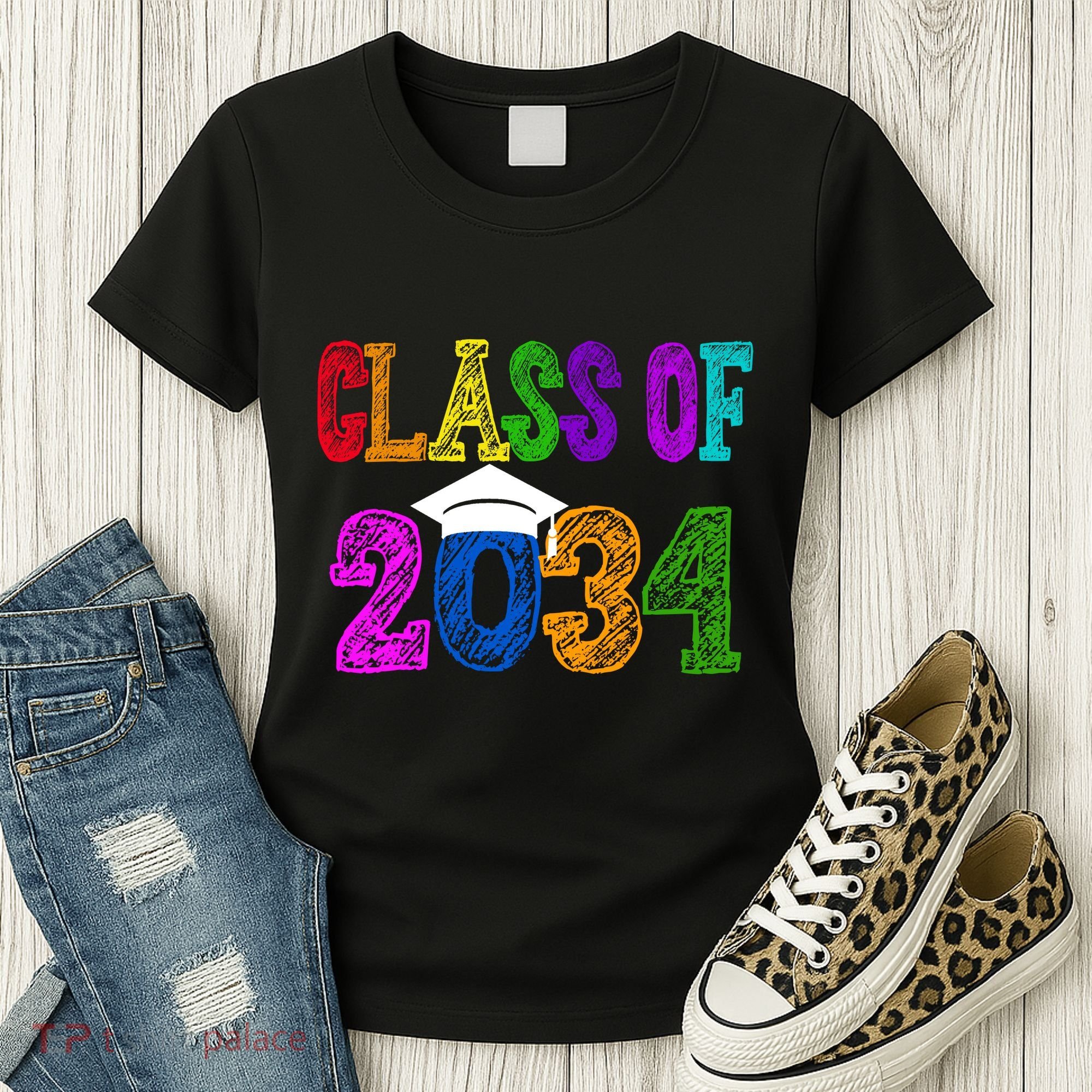 Class Of 2034 Graduation First Day Of School Women's T-Shirt