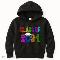 Class Of 2034 Graduation First Day Of School Kids Hoodie thumb 0
