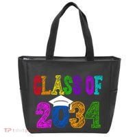 Class Of 2034 Graduation First Day Of School Tote Bag thumb 0