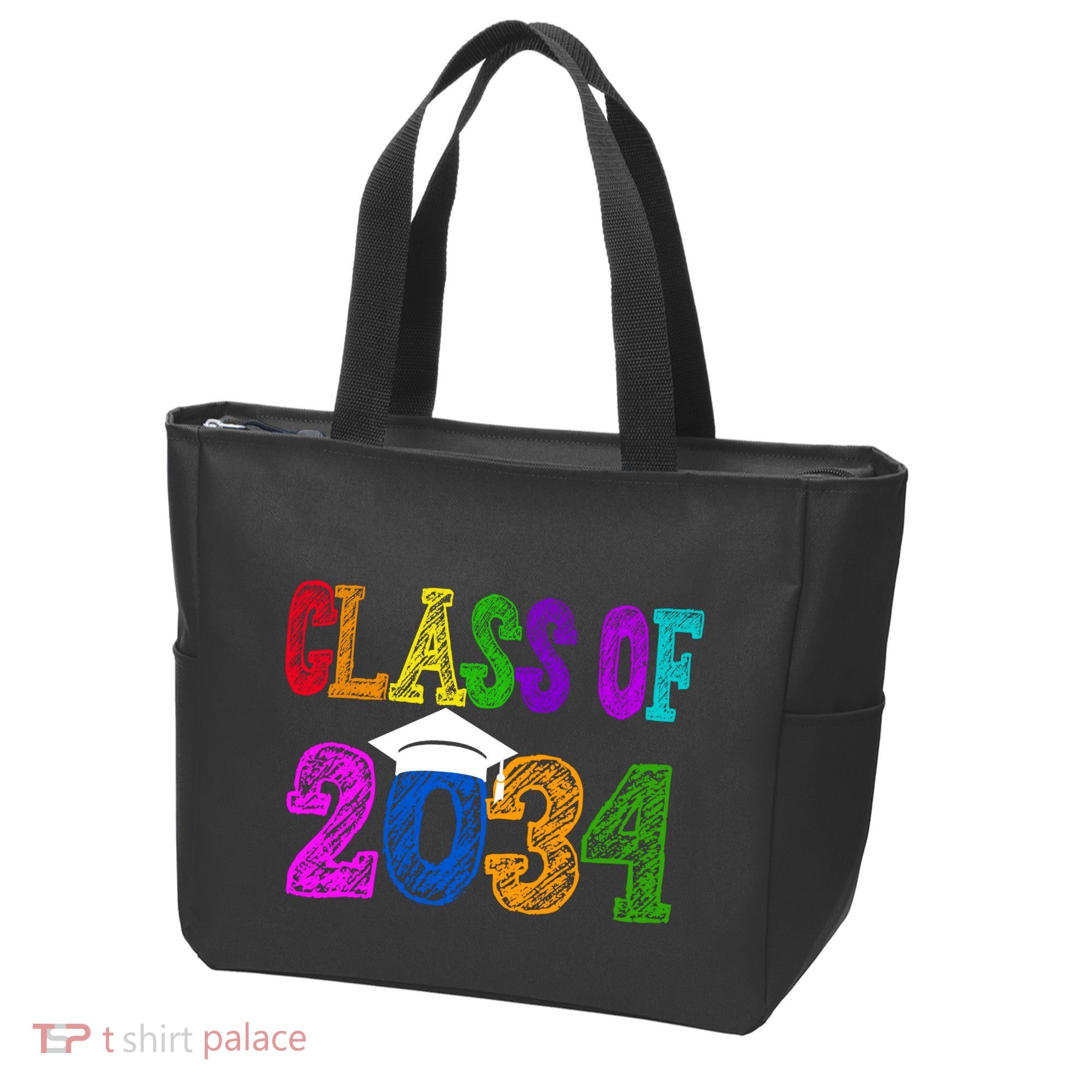 Class Of 2034 Graduation First Day Of School Tote Bag
