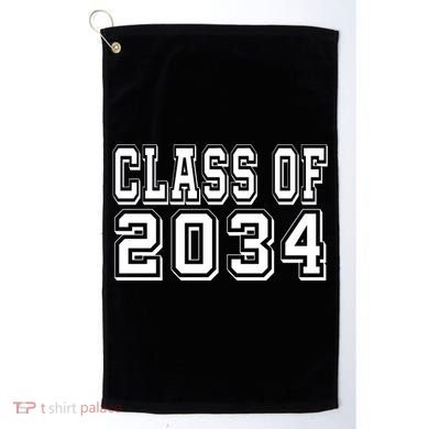 Class Of 2034 Grow With Me Golf Towel