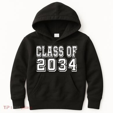 Class Of 2034 Grow With Me Kids Hoodie