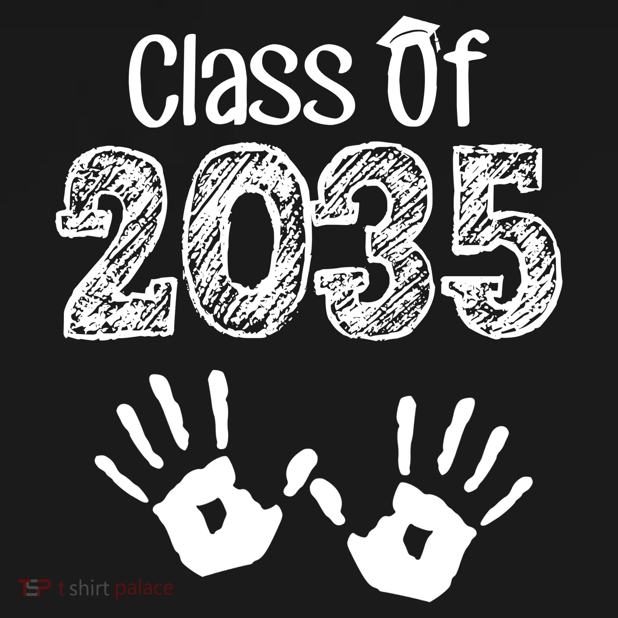 Class of 2035 Grow With Me Handprint Pre-K Women's Hoodie
