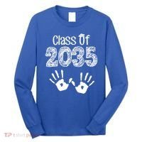 Class of 2035 Grow With Me Handprint Pre-K Long Sleeve Shirt thumb 0
