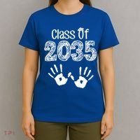 Class of 2035 Grow With Me Handprint Pre-K T-Shirt thumb 4