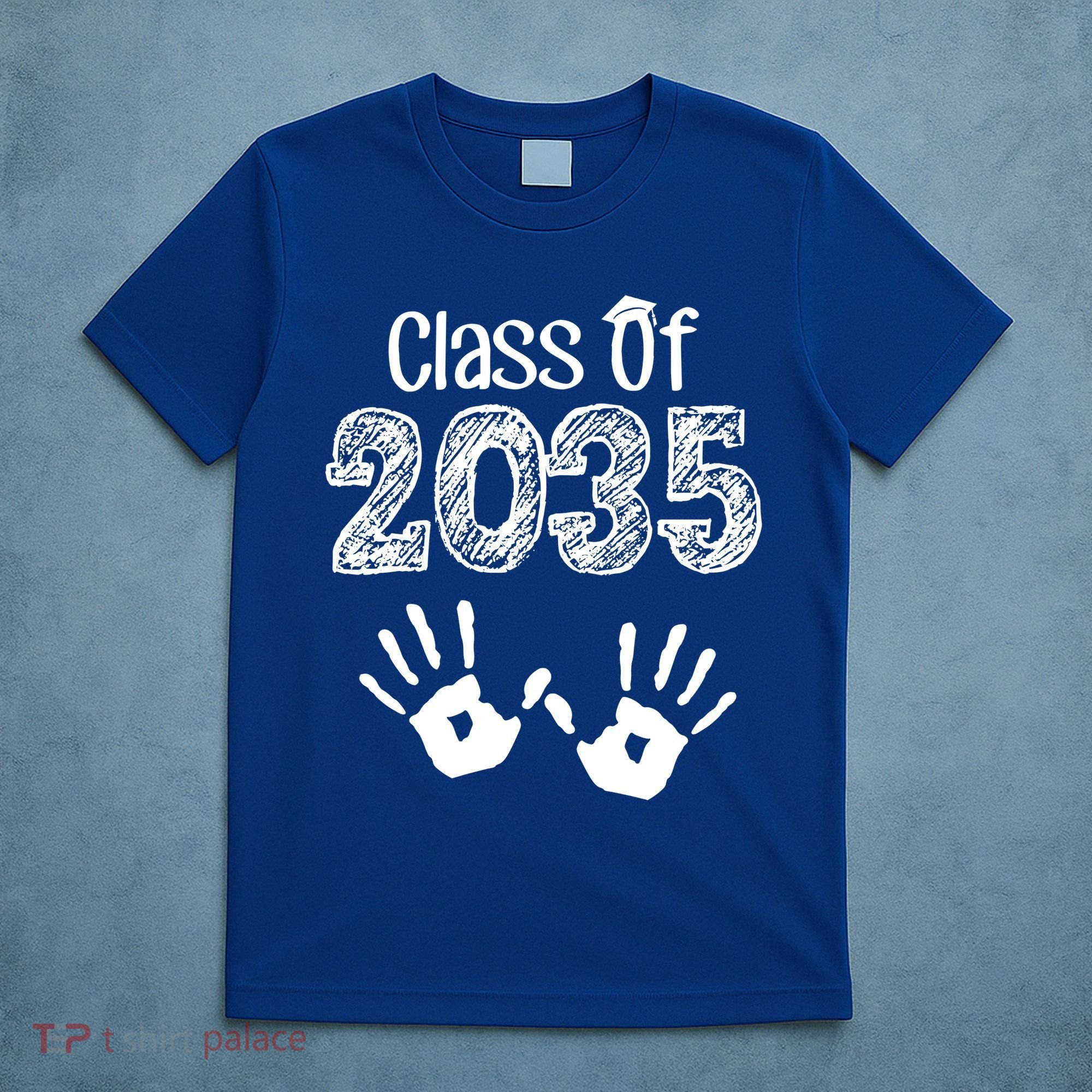 Class of 2035 Grow With Me Handprint Pre-K T-Shirt
