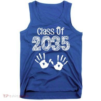 Class of 2035 Grow With Me Handprint Pre-K Tank Top